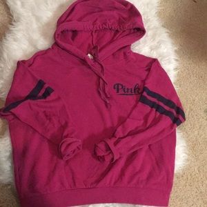 Pink varsity pull over size medium